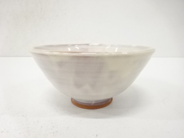 JAPANESE COLLECTIBLE / HAGI WARE / WHITE GLAZE / TEA BOWL